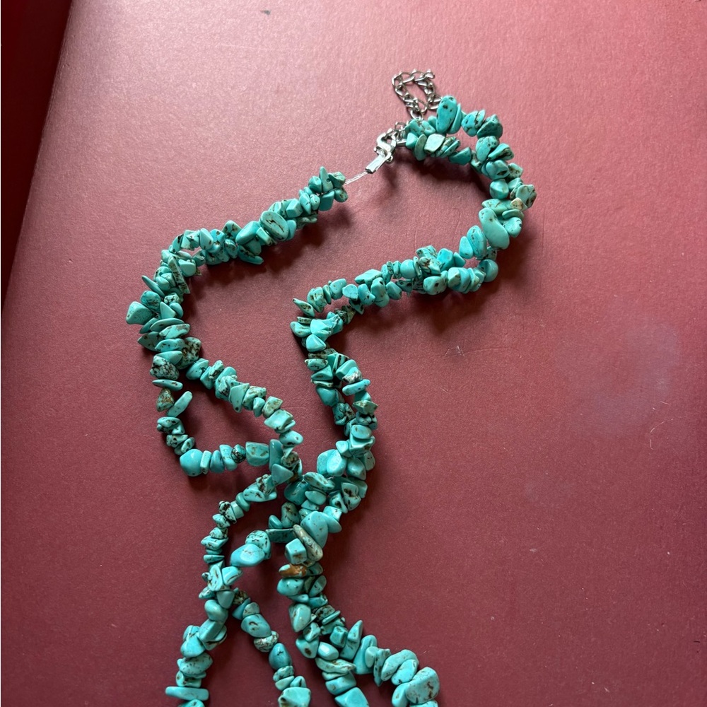 Turquoise Beaded Necklace